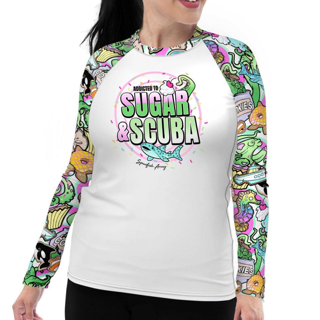 Spacefish Candyocto Rg Womens Rashguard.