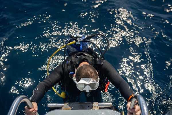 Delayed Surface Marker Buoy Diver